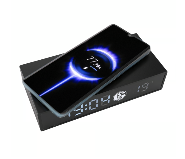 FC Schalke 04 - Wecker mit Handy-Ladefunktion